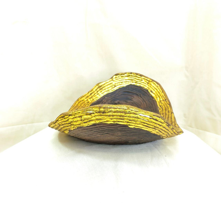 میوه خوری چوبی دفرمه چوب گردو یک تکه
