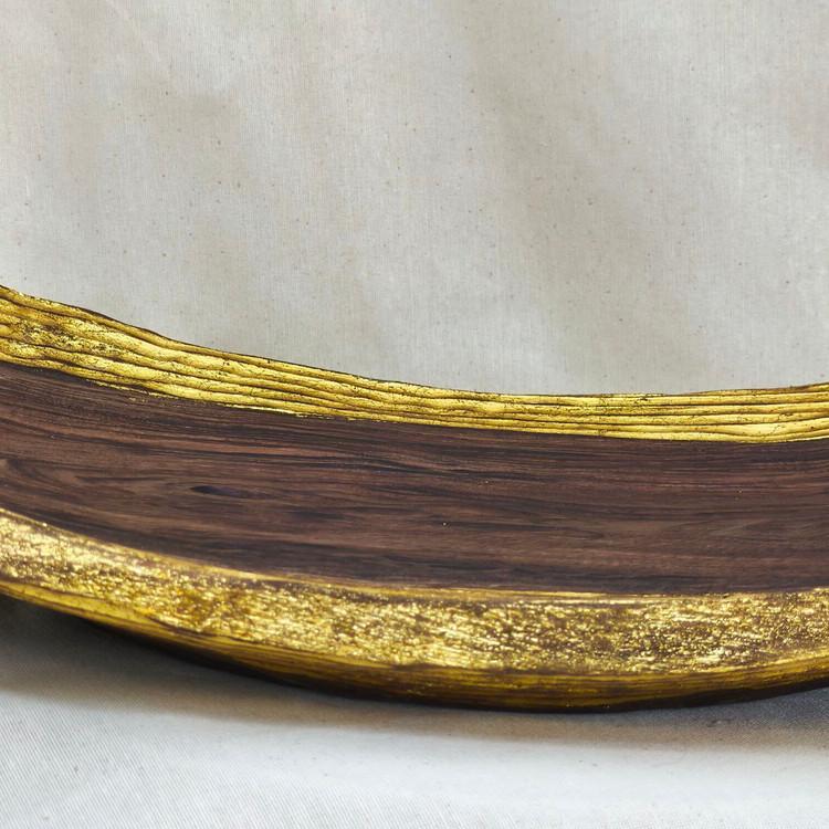 میوه خوری چوبی دفرمه چوب گردو یک تکه