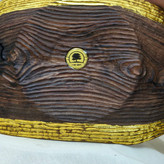میوه خوری چوبی دفرمه چوب گردو یک تکه